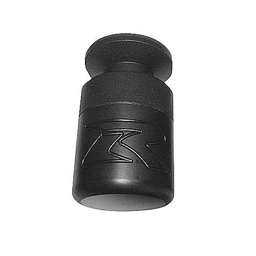 Street Bikes Unlimited - Street Bikes Unlimited Frame Slider Tips - Black - Kanji - TD001-1300