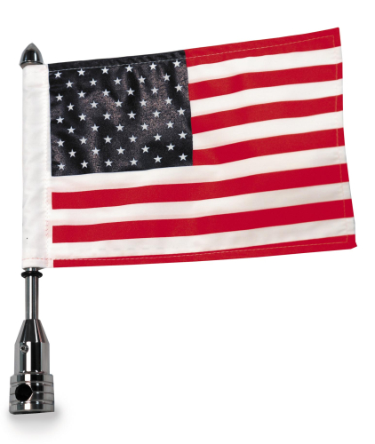 Pro Pad - Pro Pad Tour Pack Solid Mount (1/2in. Luggage Rack) With 6in.x9in. USA Flag - RFM-FXD3-USA