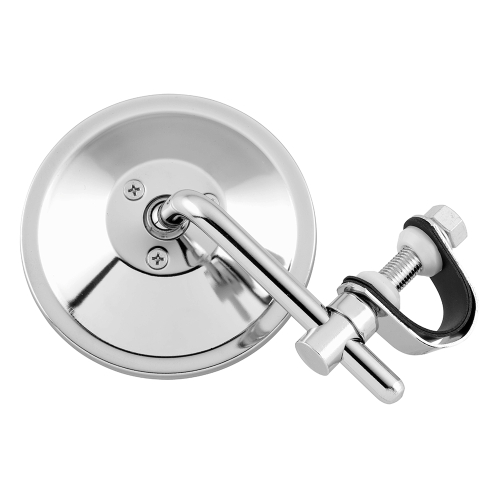 BikeMaster - BikeMaster Universal Clamp-On Mirror - 4in. Stem - RD4