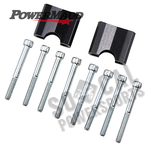 Powermadd - Powermadd Universal 7/8in. Bar Risers - 1.6in. (40mm) - 45302