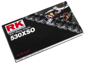 RK - RK 530 XSOZ1 RX-Ring Chain - 104 Links - Natural - 530XSOZ1-104