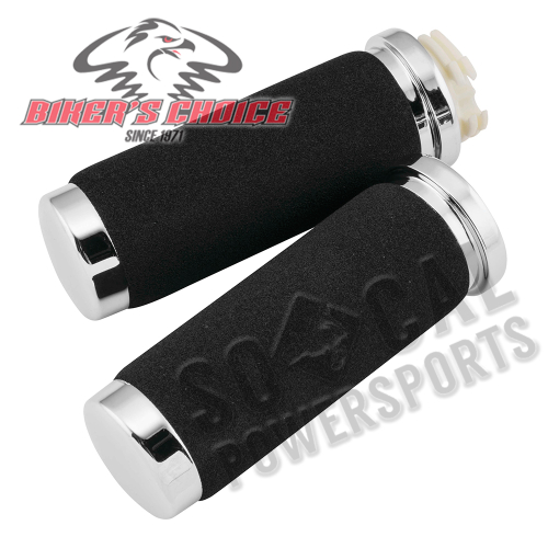Bikers Choice - Bikers Choice Cushion Grips with Dual Throttle Sleeve - 74327B4