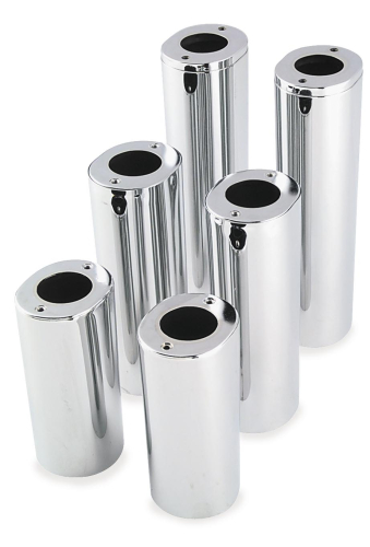 Bikers Choice - Bikers Choice Fork Tube Covers - (+2 over) Chrome - 74538