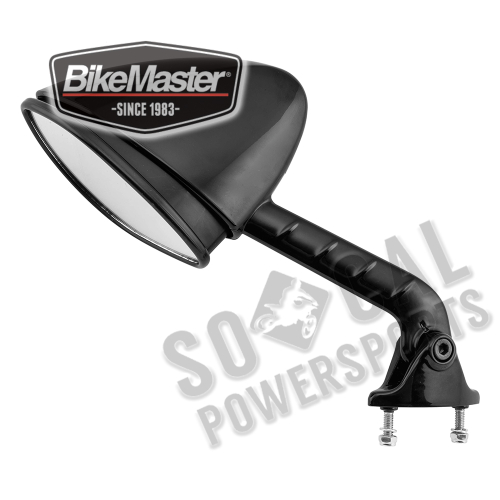 BikeMaster - BikeMaster OEM Replacement Mirror - Left - Black - 600289