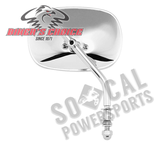 Bikers Choice - Bikers Choice OEM Style Custom Standard Stamped Steel Mirror - 70215S4