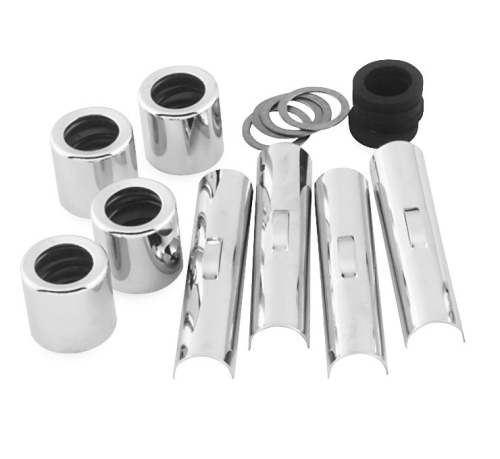 Twin Power - Twin Power Upper Pushrod Cover Sets - Chrome Plated - 19102S3