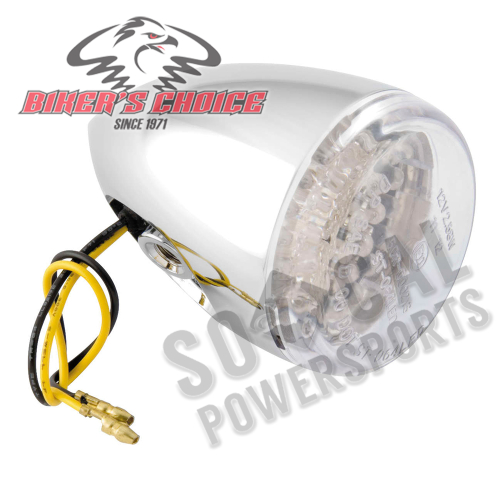 Bikers Choice - Bikers Choice LED Bullet Turn Signals - Rear - 163083