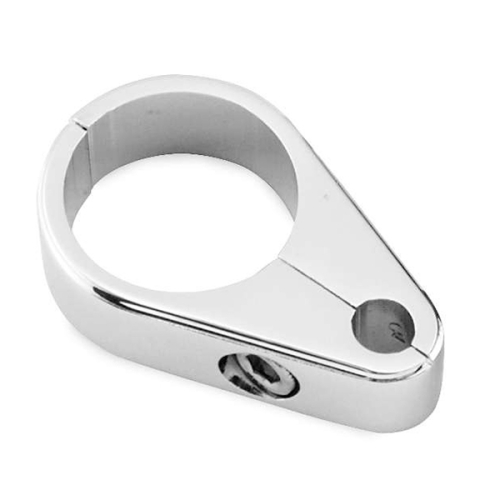 Bikers Choice - Bikers Choice Clutch Cable Clamp - 1in. - Plain - 061101