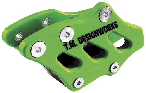 T.M. Designworks - T.M. Designworks Factory Edition 2 Rear Chain Guide - Green - RCG-KX3-GR