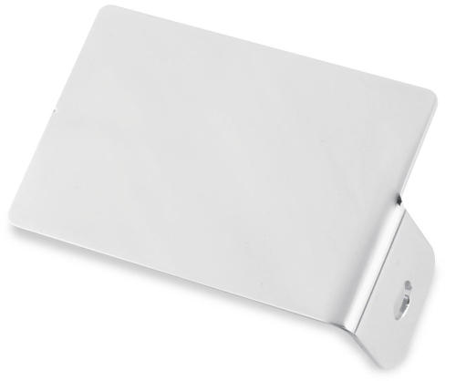 Bikers Choice - Bikers Choice State Inspection Sticker Mount Plate - Bent Universal - 62-1054