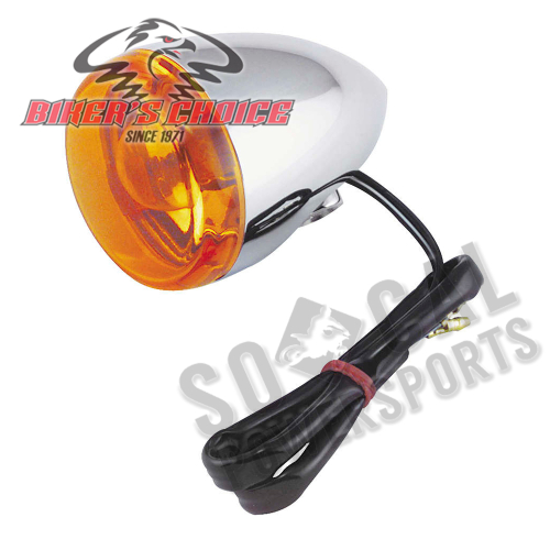 Bikers Choice - Bikers Choice Bullet Turn Signals - Single Filament - 162368