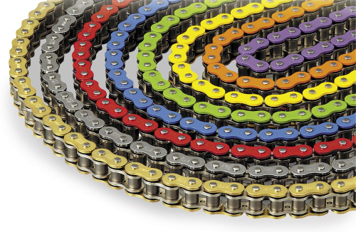 EK Chain - EK Chain 420 SH Motocross Series Chain - 120 Links - Gold - 301G-420SH-120