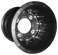 Hiper Wheel - Hiper Wheel Single Beadlock CF1R Wheel - 10x9 - 3+6 Offset - 4/115 - Black - 1090-YAR-C-SBL-BK