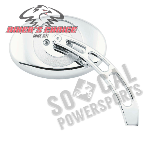 Bikers Choice - Bikers Choice Oval Mirrors - 5 1/2in. x 3 5/8in. - 270350