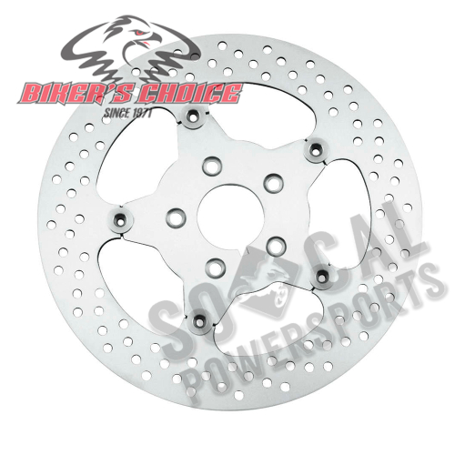 Bikers Choice - Bikers Choice Stainless Steel Mirror Brake Rotor - 144135