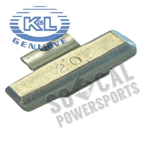 K&L Supply - K&L Supply Wheel Weights - 41075-0009 - 5MT-25398-20-00 - Steel - 30gm. - 32-4078