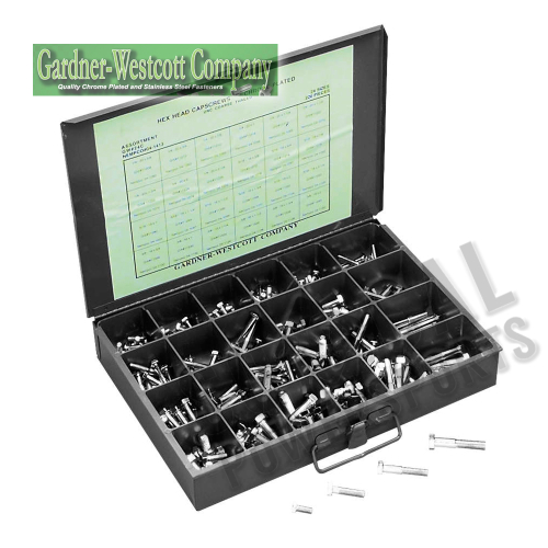 Gardner-Westcott - Gardner-Westcott Hex Bolt Assortments - 1/4in. - 3/8in. Coarse Thread - 24-C