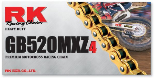 RK - RK 520 MXZ4 GB Heavy Duty Chain - 130 Links - GB520MXZ4130
