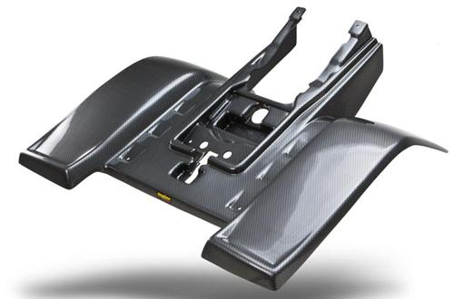 Maier Mfg - Maier Mfg Rear Fender - White Carbon Fiber - 18957-31