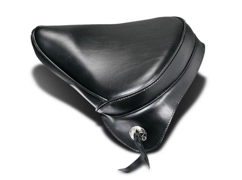 Le Pera - Le Pera Spring Mounted Solos - Skirted Wide Riders Seat - Black - L-109