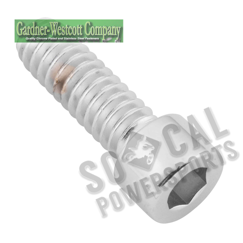 Gardner-Westcott - Gardner-Westcott Polished Chrome Allen Bolts - Coarse Thread 1/4in.-20 x 3/4in. - 10210