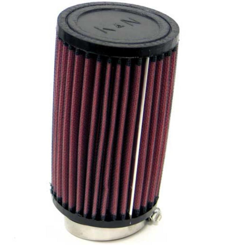 K&N Engineering - K&N Engineering Universal Round Straight Air Filter - Rubber End Cap - RU-1090