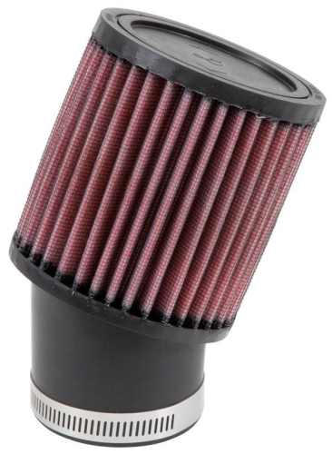 K&N Engineering - K&N Engineering Universal Round Straight Air Filter - Rubber End Cap - RU-1750