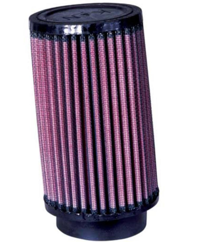 K&N Engineering - K&N Engineering Universal Round Straight Air Filter - Rubber End Cap - RB-0720