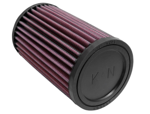 K&N Engineering - K&N Engineering Universal Round Straight Air Filter - Rubber End Cap - RU-0820