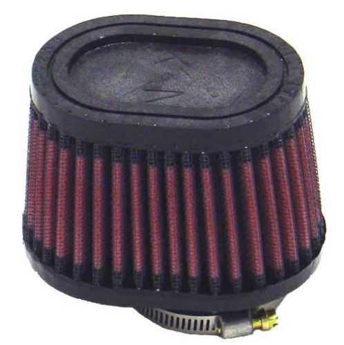K&N Engineering - K&N Engineering Universal Oval Air Filter - Rubber End Cap - RU-2450