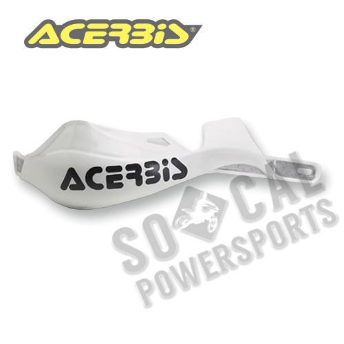 Acerbis - Acerbis Rally Pro Handguards with X-Strong Universal Mount Kit - White - 2142000002