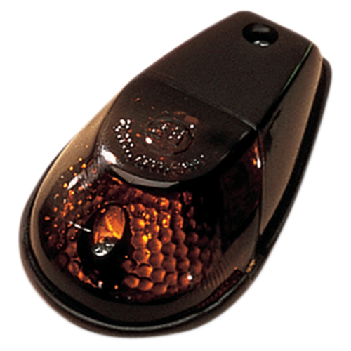 K&S Technologies - K&S Technologies Flush Mount Marker Lights - Black/Smoke Lens - Dual Filament - 25-8021
