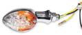 K&S Technologies - K&S Technologies LED Deluxe Mini Marker Lights - Black Body with Rim - 25-8960