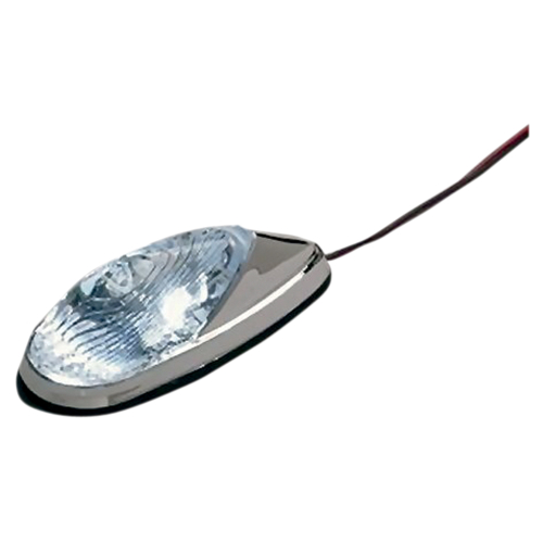 K&S Technologies - K&S Technologies LED Flush-Mount Mini Marker Lights - Bolt Mount - Chrome/Clear LED - 25-9504B
