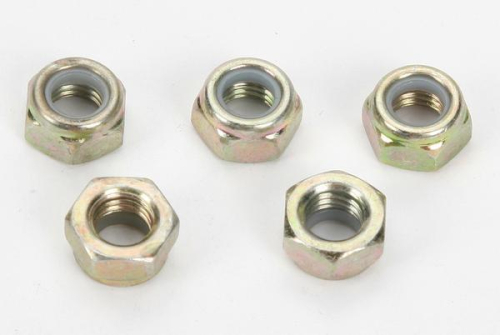 Woodys - Woodys Steel Lock Nuts for Traction Master Studs - 5/16in. Thread - 48 Pack - NYL-5020
