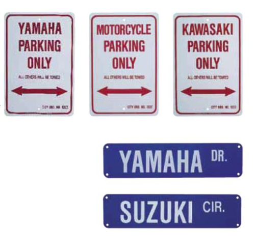 MC Enterprises - MC Enterprises Parking Sign - Motorcycle Parking Only - 5014