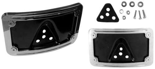 Bikers Choice - Bikers Choice 2 Piece Curved License Plate Frame - 166025