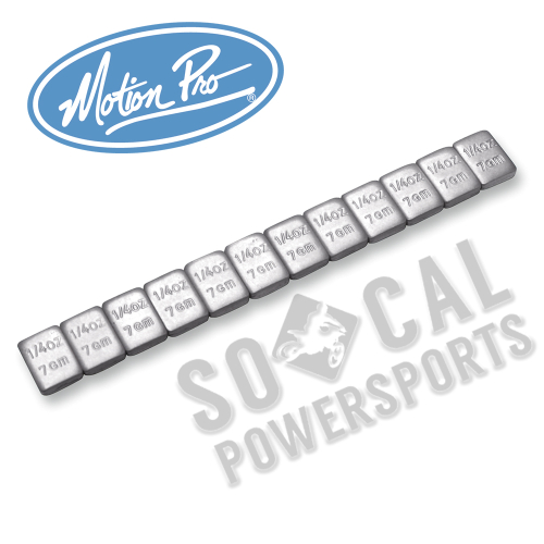 Motion Pro - Motion Pro Steel Wheel Weights - 18oz. - Silver - 08-0454