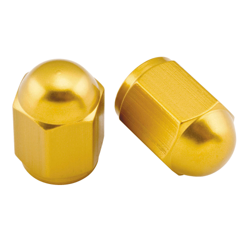 BikeMaster - BikeMaster Aluminum Valve Cap - Gold - FHM051G