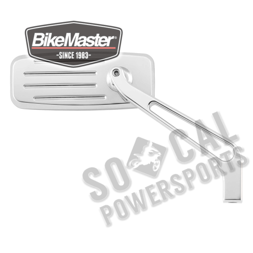 BikeMaster - BikeMaster Louver Spear Mirror - Chrome - KS-A27CNC