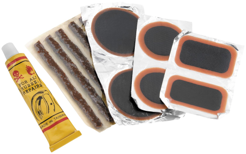BikeMaster - BikeMaster Tire and Tube Patch and Plug Replacement Kit - YP-3009TR