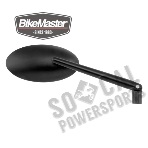 BikeMaster - BikeMaster Old School Tube Mirror - Black - KS-A46B