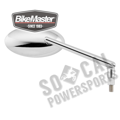 BikeMaster - BikeMaster Old School Tube Mirror - Chrome - KS-A46