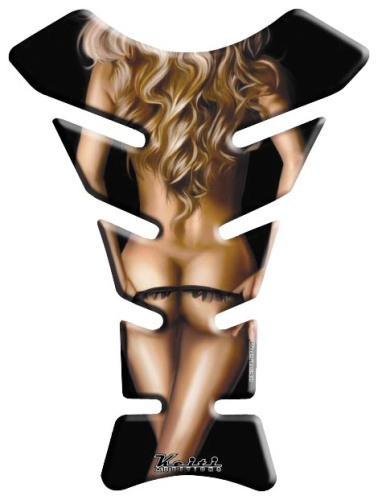 Keiti - Keiti Tank Protector - Black - Female Backside - KT8290