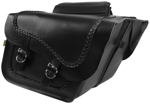 Willie & Max - Willie & Max Braided Fleetside Slant Saddlebags - SB709-05