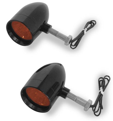 Lazer Star - Lazer Star Turn Signals - Micro B - Rigid - Red - Black - LSK3220R-R