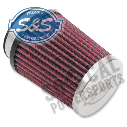 S&S Cycle - S&S Cycle Induction System Replacement Filter - Red - 17-1020