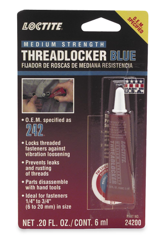 Loctite - Loctite Threadlocker 242 - Medium Strength - 6ml. - 487229