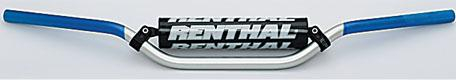 Renthal - Renthal 7/8in. Handlebar - Windham Bend - Silver/Blue - 966-05-SB-01-184