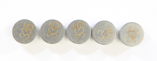 K&L Supply - K&L Supply 7.50mm Valve Shim Refill (5 pack) - 3.35mm - 13-6766